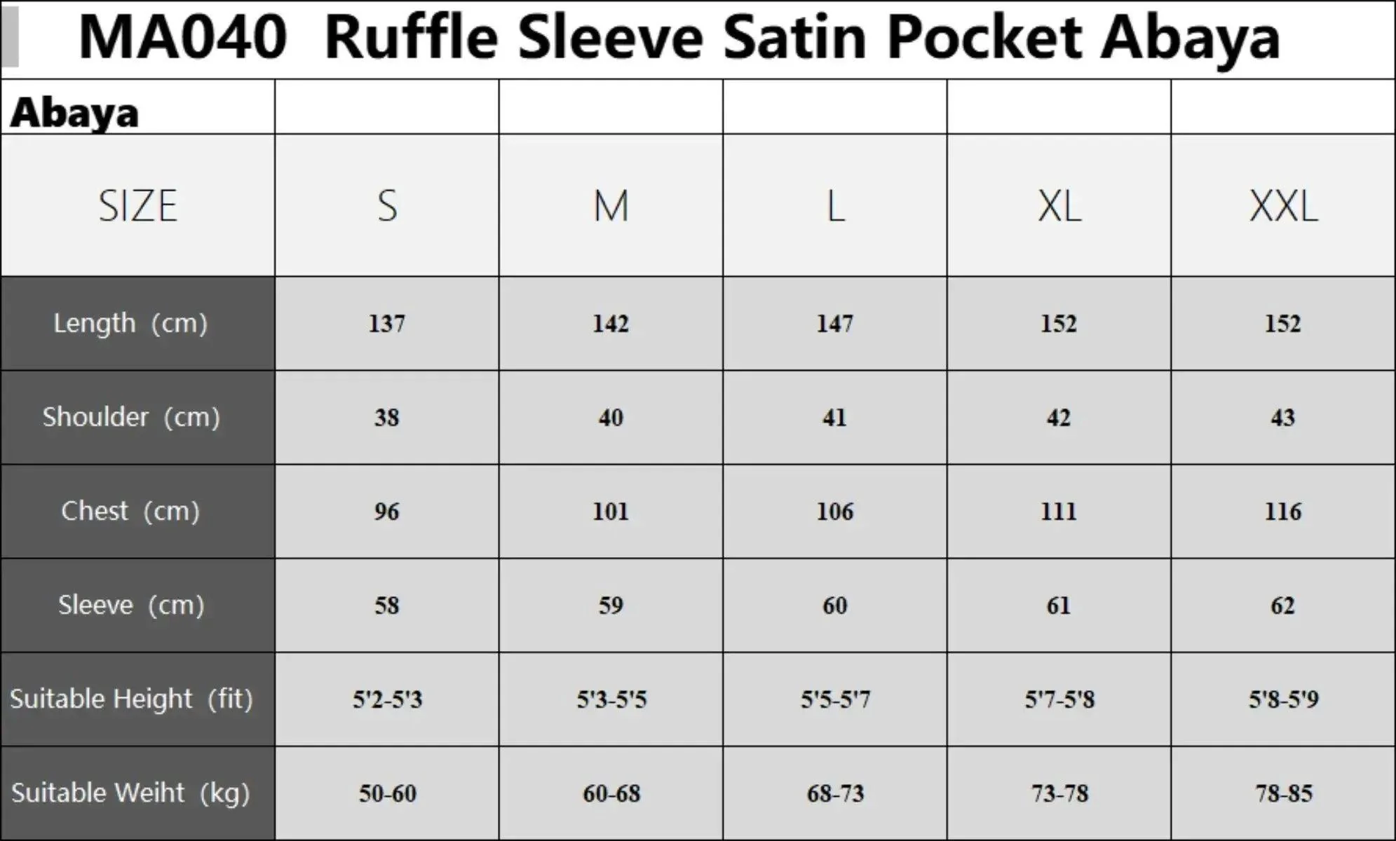 3-Layer Diamond Ruffle Sleeve Abaya With Pockets (MA040) - Image 14