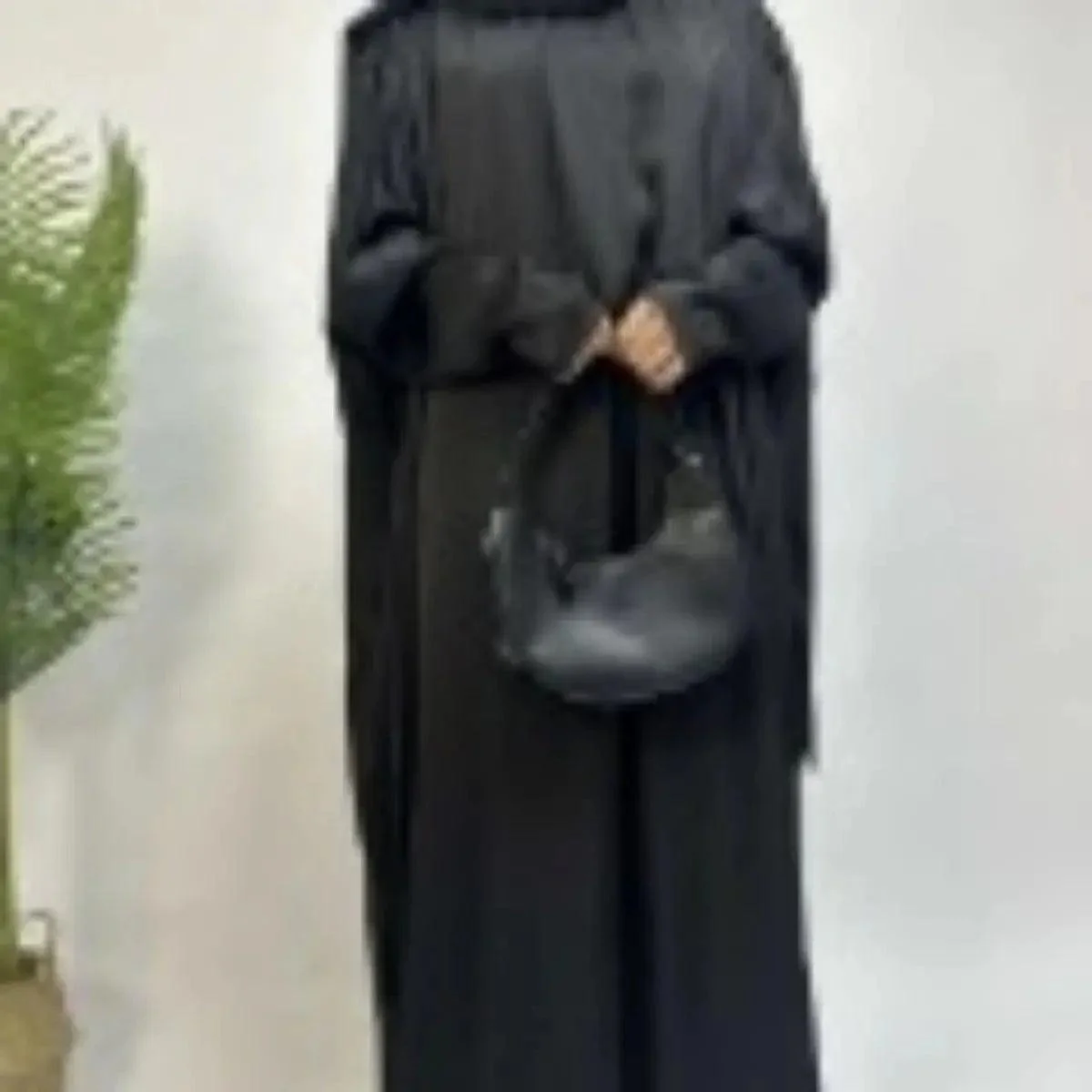 Armani Abaya: Perfect Satin Abaya With A Drawstring (MA039) - Image 10