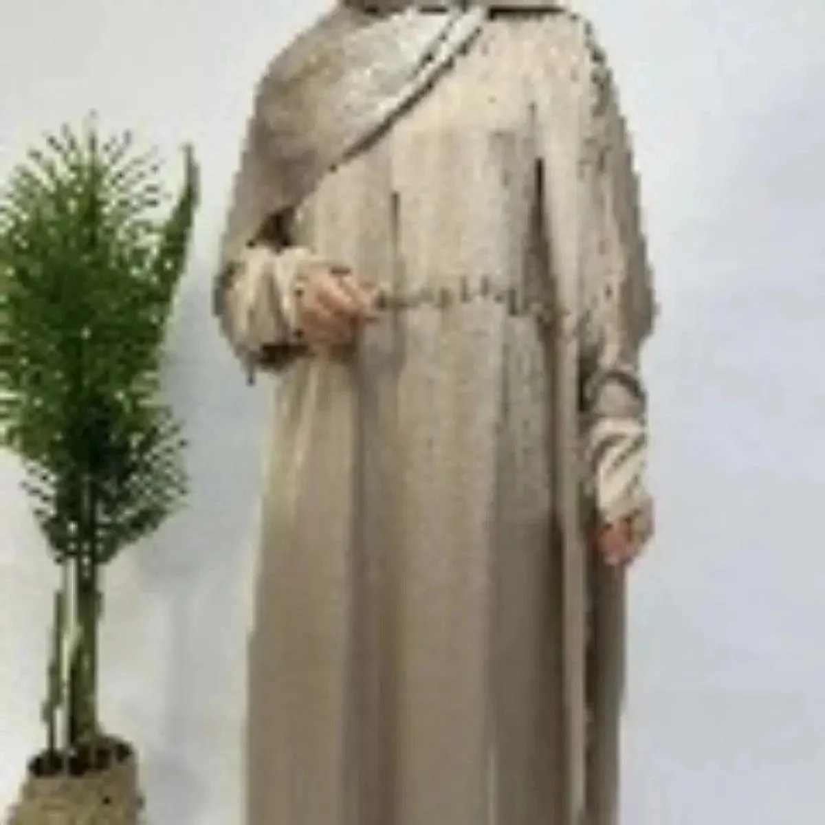 Armani Abaya: Perfect Satin Abaya With A Drawstring (MA039) - Image 7