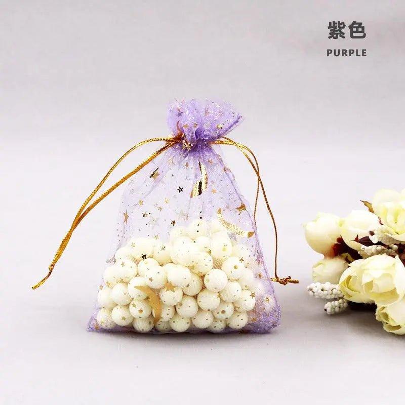 MR010 100 Pcs 3.5*4.7 Inches Moon Star Candy Bags, Ramadan Gift Bags. - Image 13