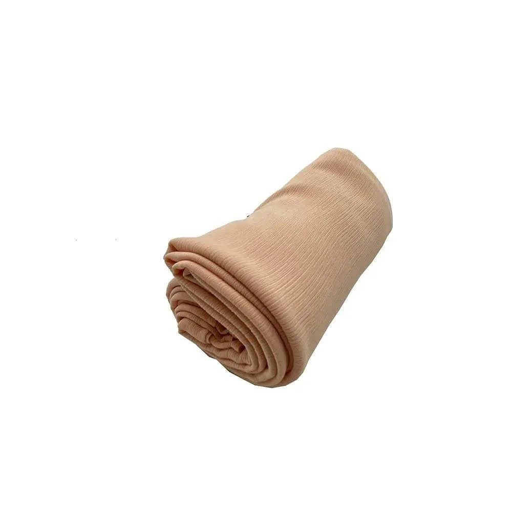 Crepe Scarf Crinkle Chiffon Hijab for Women Shawls Ripple Pleated (MH003) - Image 10