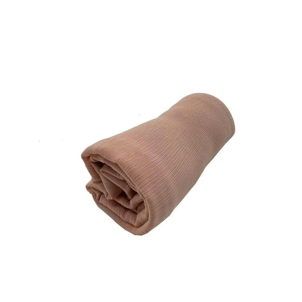 Crepe Scarf Crinkle Chiffon Hijab for Women Shawls Ripple Pleated (MH003) - Image 25