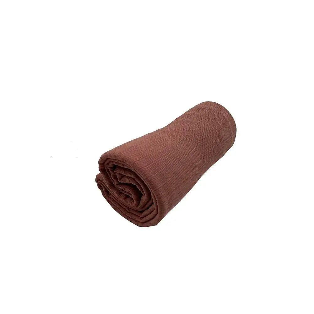 Crepe Scarf Crinkle Chiffon Hijab for Women Shawls Ripple Pleated (MH003) - Image 27