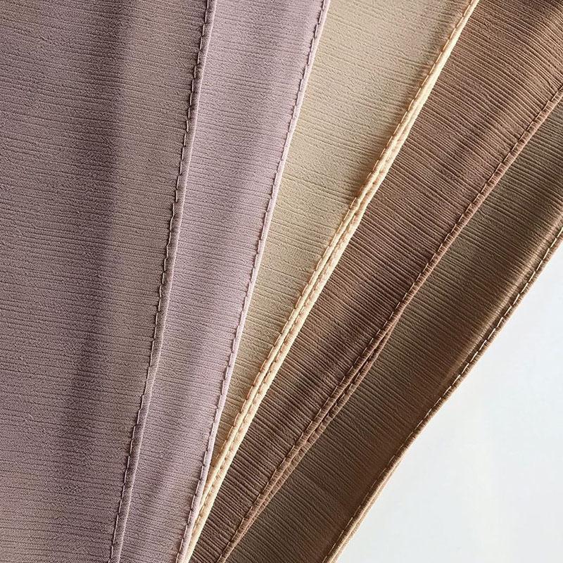 Crepe Scarf Crinkle Chiffon Hijab for Women Shawls Ripple Pleated (MH003) - Image 4