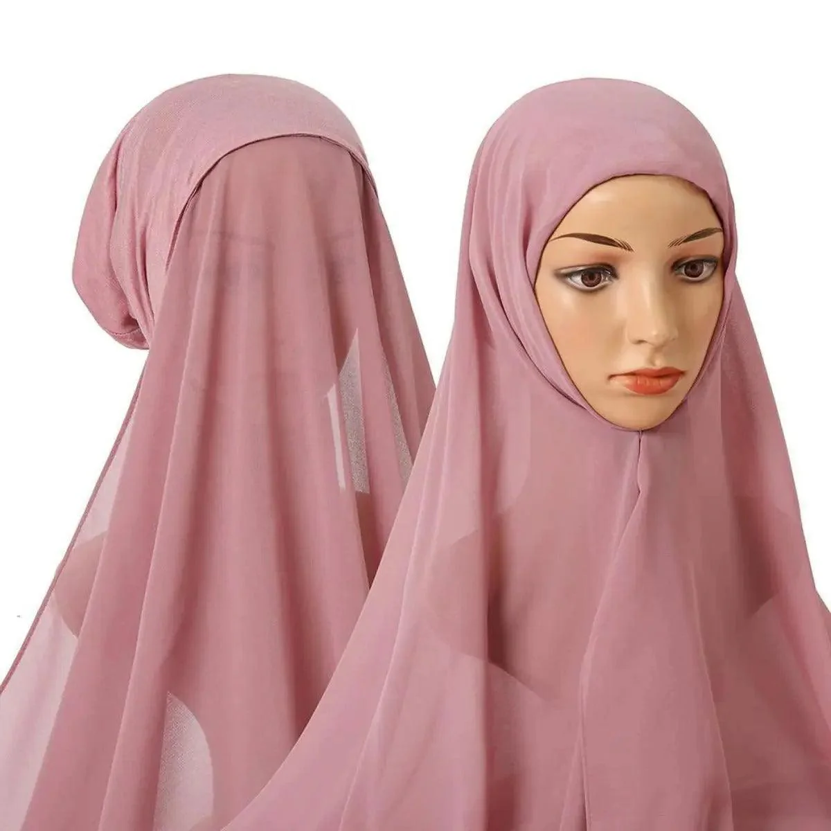 Chiffon Instant Hijab with Modal Undercap (MH004) - Image 15
