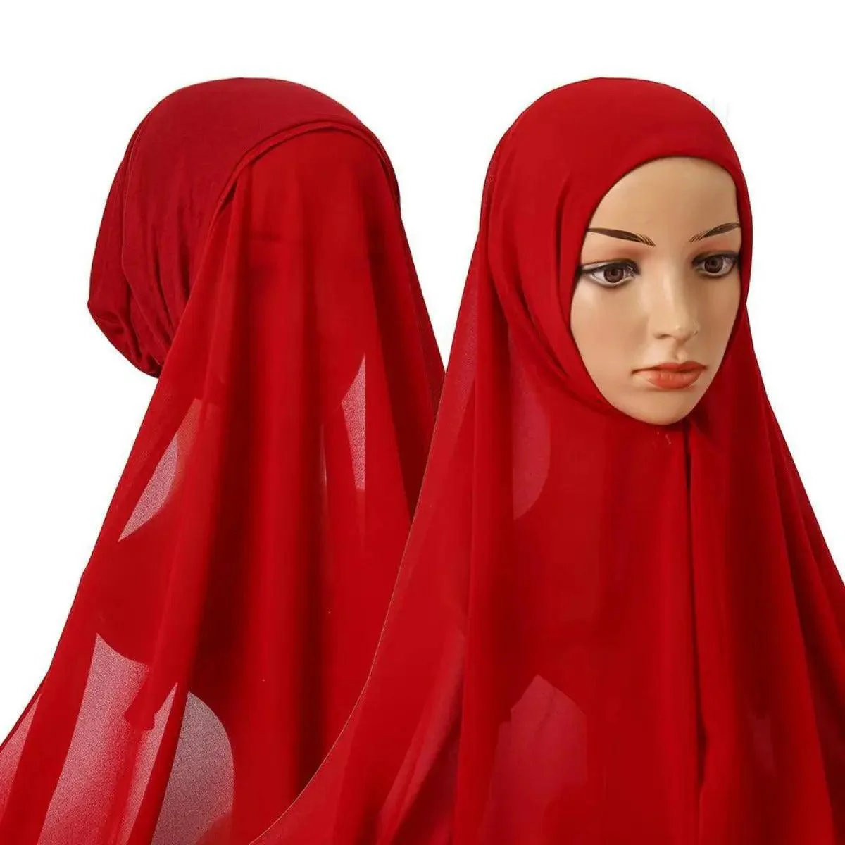 Chiffon Instant Hijab with Modal Undercap (MH004) - Image 19