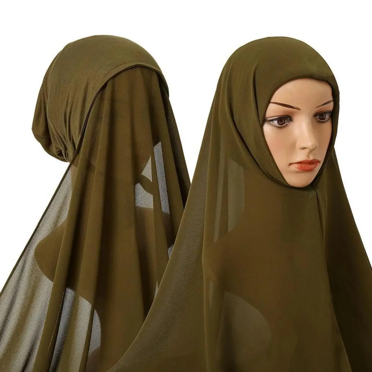 Chiffon Instant Hijab with Modal Undercap (MH004) - Image 21