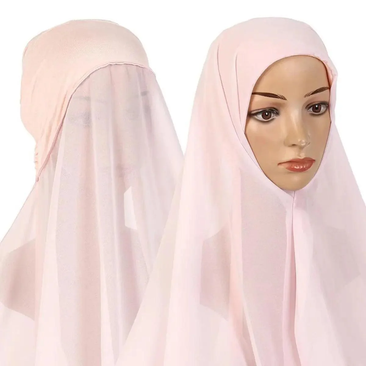 Chiffon Instant Hijab with Modal Undercap (MH004) - Image 23