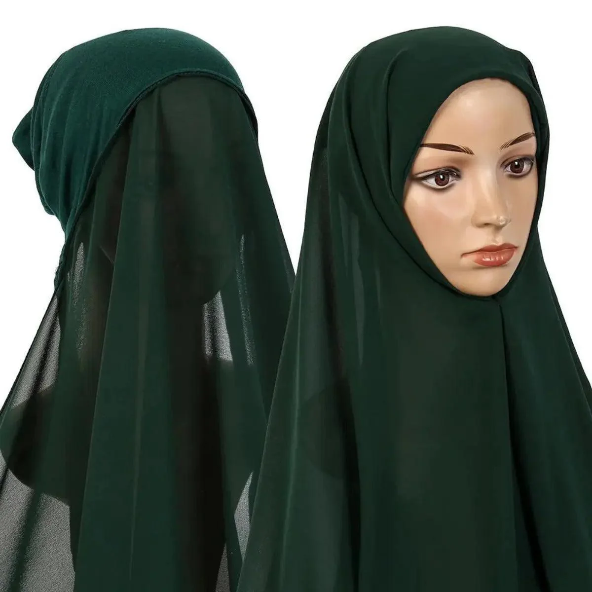 Chiffon Instant Hijab with Modal Undercap (MH004) - Image 24