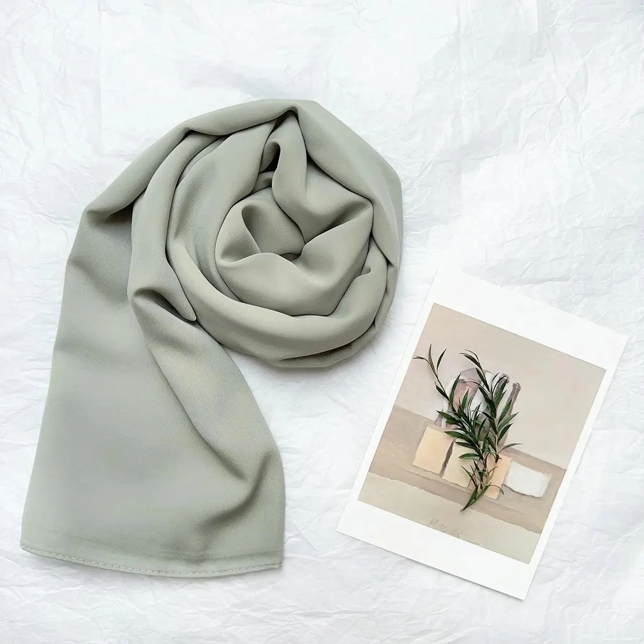 High Density Chiffon Hijab (MH005) - Image 26