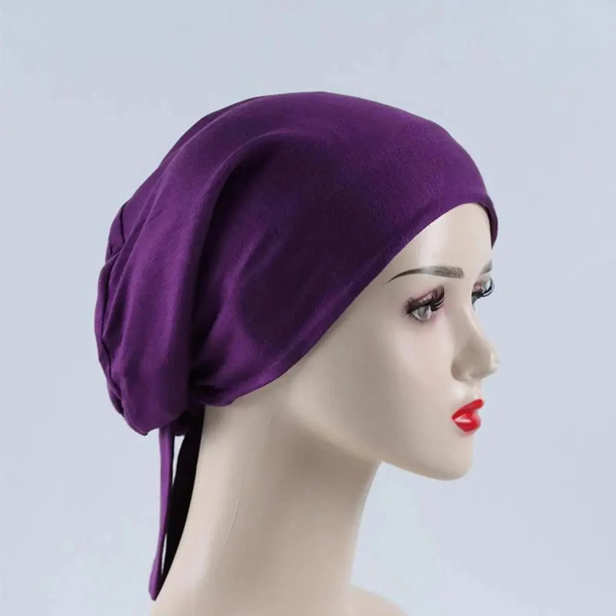 Double Layered Satin-lined Undercap (MH010) - Image 17