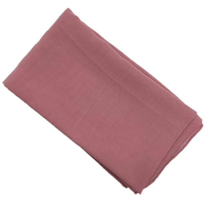 Composite Silk Chiffon Scarf  Classics Hijab (MH021) - Image 15