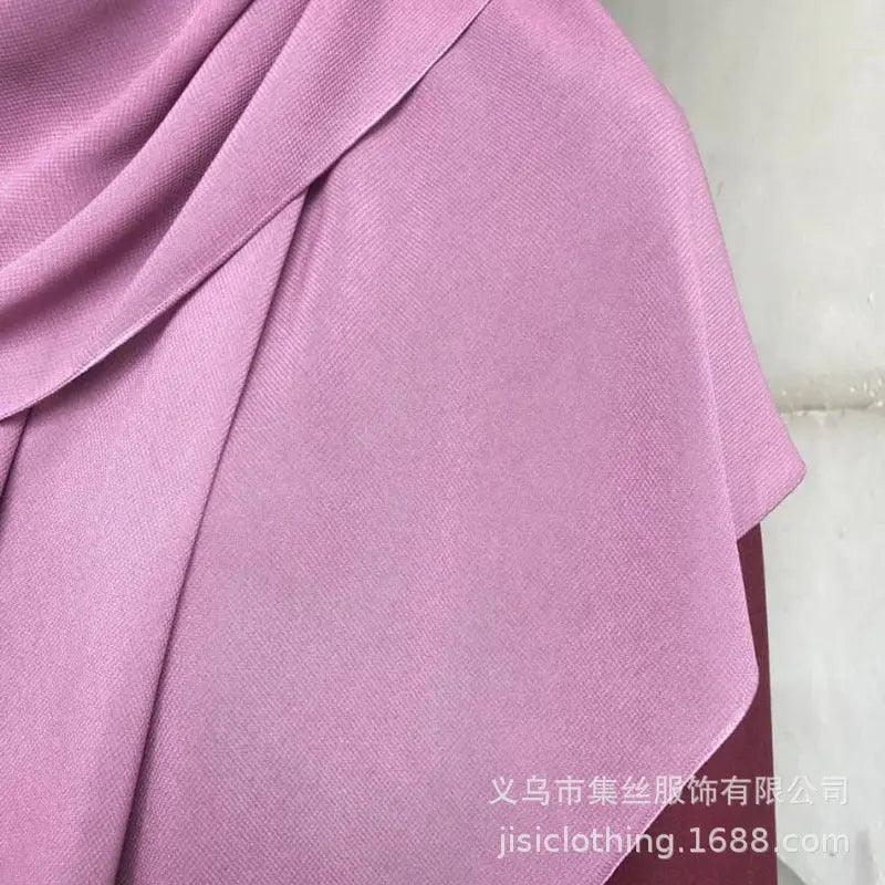 Composite Silk Chiffon Scarf  Classics Hijab (MH021) - Image 3