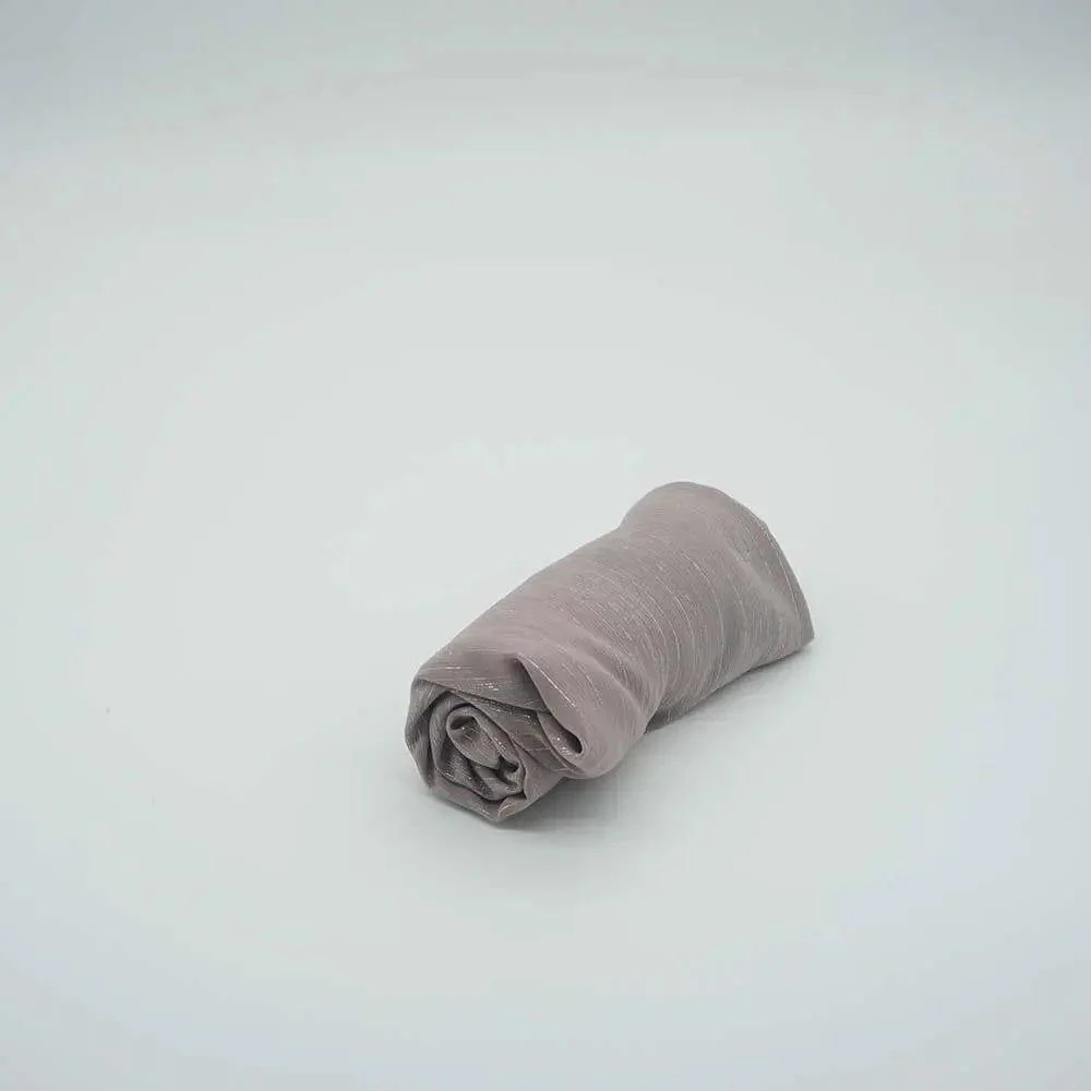 Women's hijab in Solid Color with Silver Silk Bronzing (MH022) - Image 16