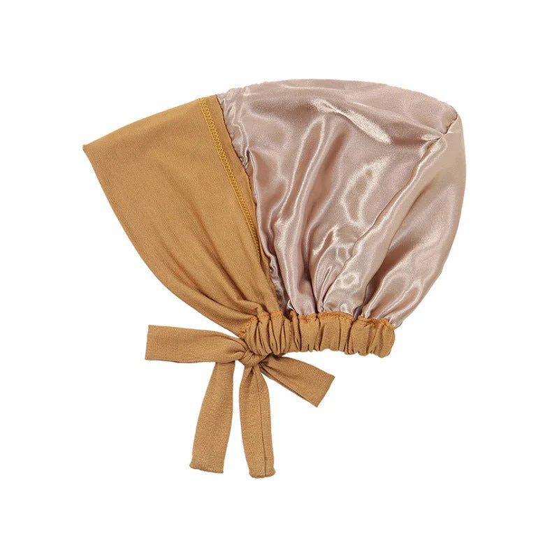 Lightweight Double Layered Satin-lined Undercap for Hijab - Comfortable and Breathable (MH023) - Image 14