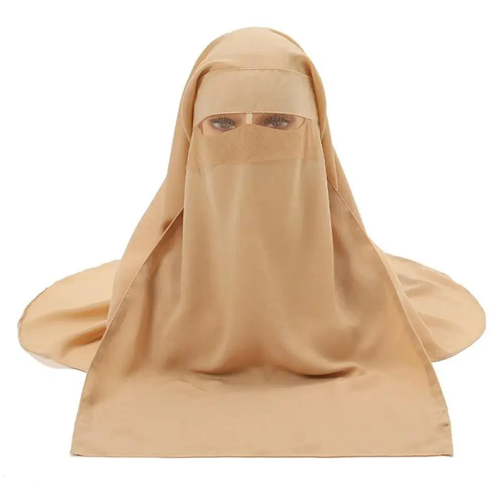 Face Veil Niqab Set (MH033) - Image 14