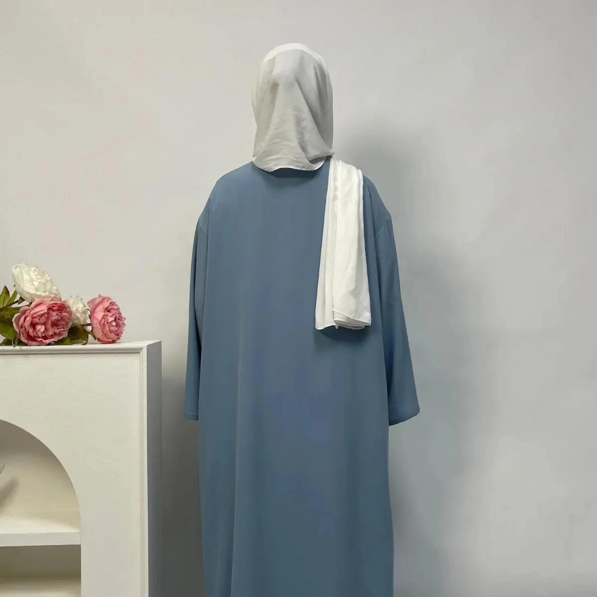 Nida Pearl 4-Piece Set Open Abaya (MOA012) - Image 4