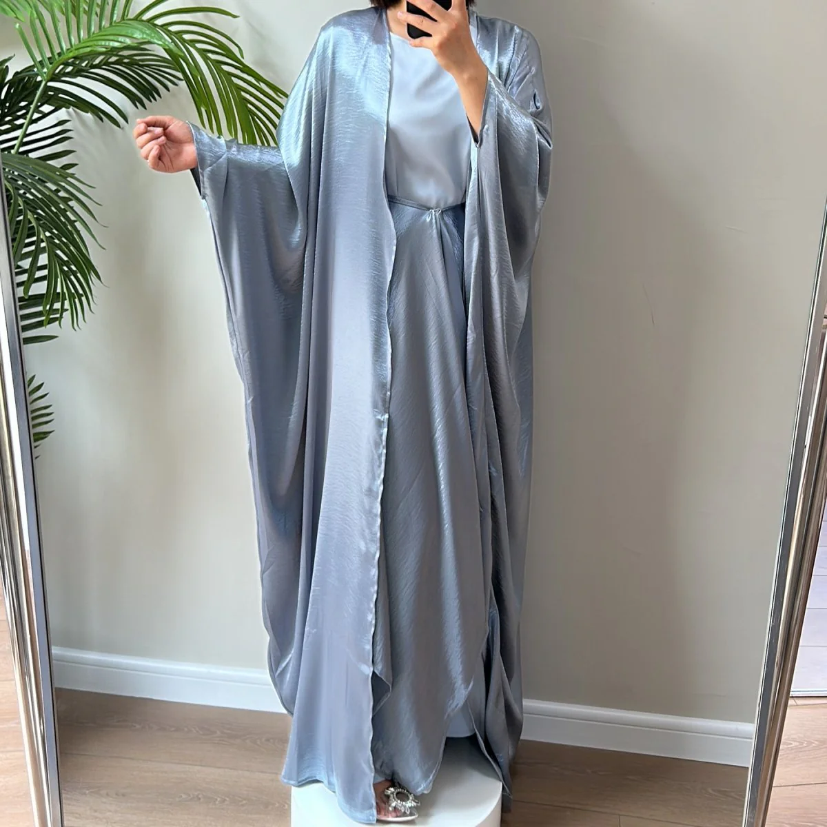 Rayon Oversize Open Abaya (MOA032) - Image 8