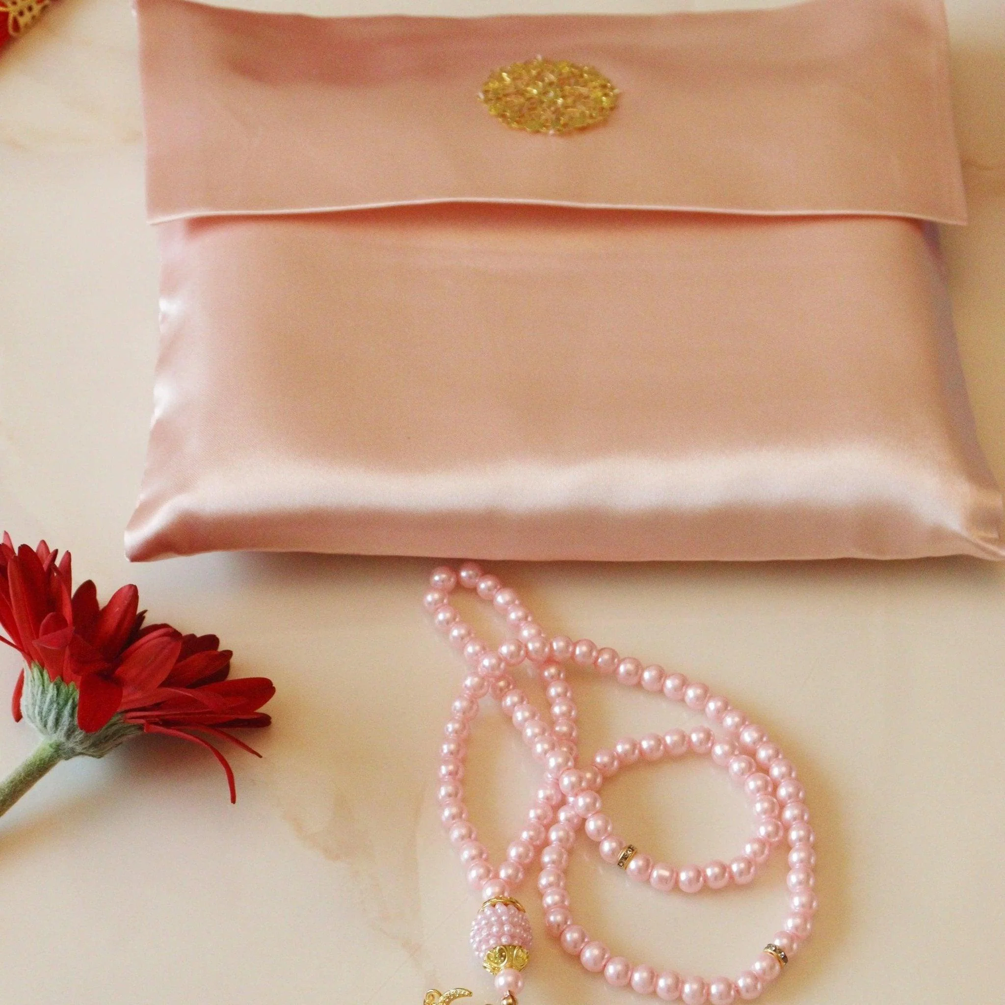 Luxury Prayer Mat and Tasbeeh Set (MR048) - Image 15