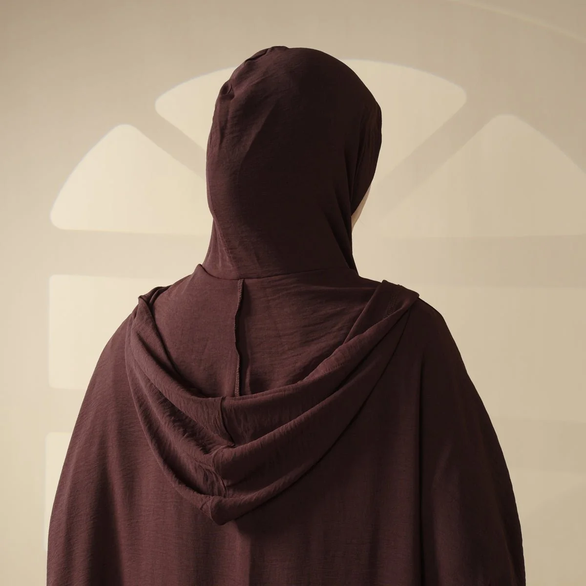 Solid Stylish Jilbab With A Hood | Crepe Jilbab With Attached Hood (MJ015) - Image 17